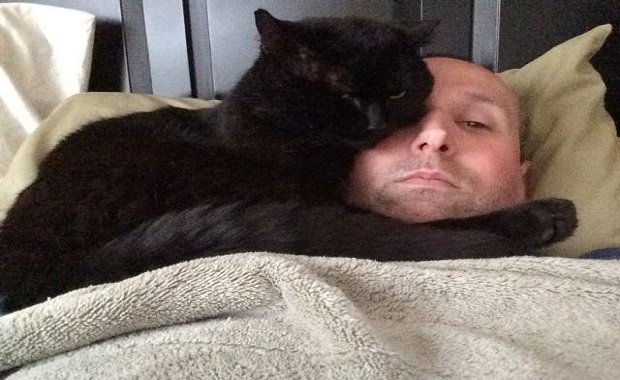 Spent Most of His Life as a Stray Cat Until He Found this Man