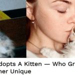 Russian Girl Adopts a Kitty Not Knowing How Unique It Is