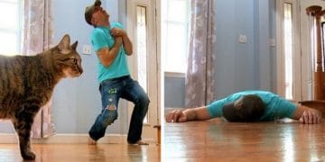 Cat Owner Fakes Dying And His Cat Responds Appropriately!
